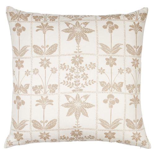 Oreiller en lin - GEORGIA WILDFLOWERS  - F. SCHUMACHER & CO. - carré / résidentiel