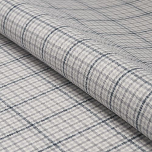 Tissu d'ameublement - ALDRIDGE HOUNDSTOOTH  - F. SCHUMACHER & CO. - à carreaux / en laine / gris
