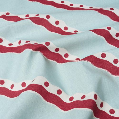Tissu d'ameublement - ROUSSEAU STRIPE  - F. SCHUMACHER & CO. - pour rideaux / pour store enrouleur / à motif