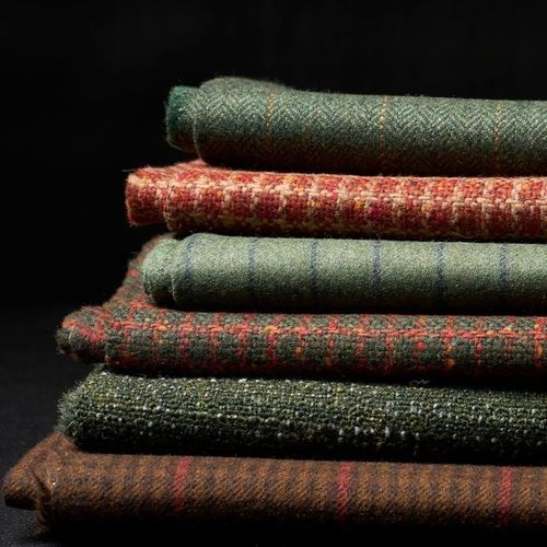 Tissu d'ameublement - THOMPSON MERINO WINDOWPANE    - F. SCHUMACHER & CO. - mural / à carreaux / en laine