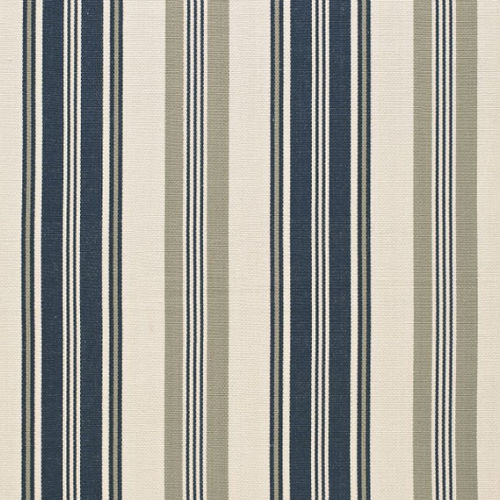 Tissu d'ameublement - FJORD - F. SCHUMACHER & CO. - à rayures / en coton / gris