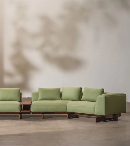 Canapé modulable - AFUERA - Andreu World - contemporain / d'extérieur / en iroko