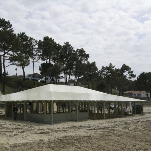 Membrane architecturale en toile - Grand Voile - pour structure tendue / pour couverture