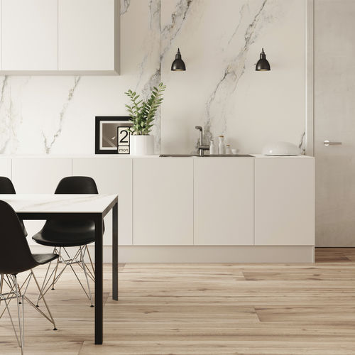Plan de travail en grès cérame - SILK ITOP BLANCO NATURAL  - INALCO - de cuisine / de salle de bain / d'extérieur