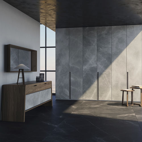 Plan de travail en grès cérame - STORM ITOP GRIS NATURAL - INALCO - de cuisine / de salle de bain / d'extérieur