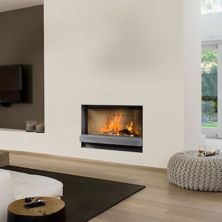 Cheminée à bois - EVO  - Bellfires - à encastrer / simple face / à foyer fermé
