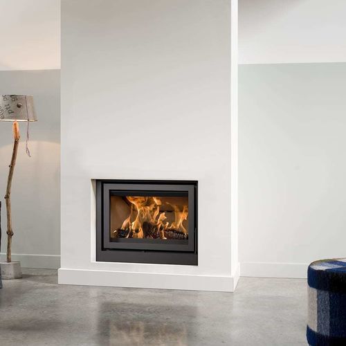 Insert de cheminée à bois - UNIVERSAL-6 80 - Barbas - en métal / à convection naturelle / contemporain