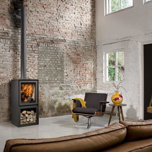 Poêle à bois - BOX 20 55 - Barbas - 8 kW / 12 kW / multicombustible