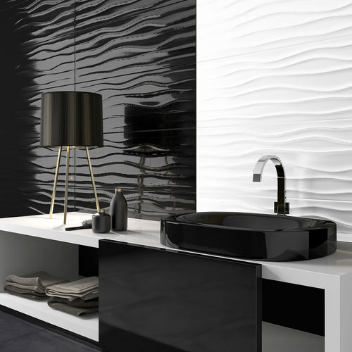Carrelage en grès cérame - MILLENIUM - KERABEN - poli / brillant / 3D
