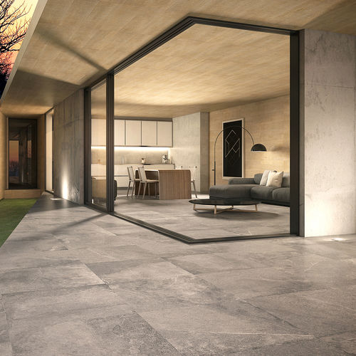 Carrelage en grès cérame - MIXIT - KERABEN - poli / 3D / d'intérieur