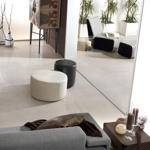 Carrelage en grès cérame - BEAUVAL - KERABEN - poli / d'intérieur / d'extérieur