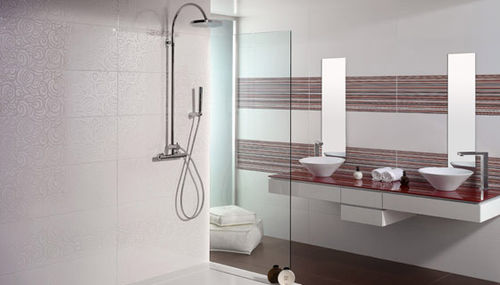 Carrelage en céramique - MECANO - Keraben Grupo - poli / d'intérieur / de salle de bain