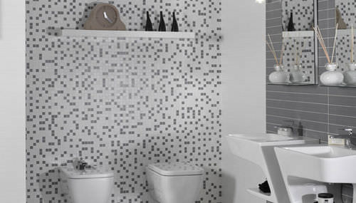 Mosaïque en grès cérame - BLUES - Keraben Grupo - polie / d'intérieur / de salle de bain