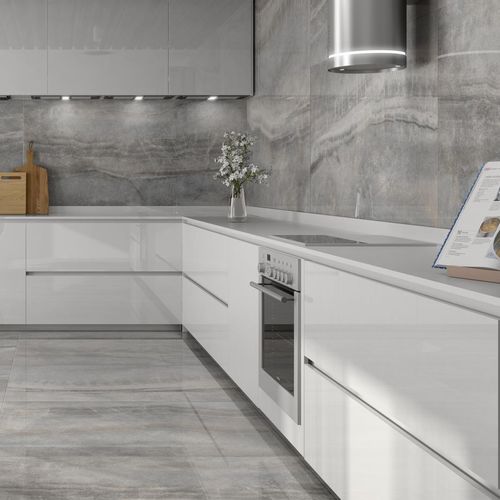 Carrelage en grès cérame - CR.BRACCIANO - PAMESA CERAMICA - poli / satiné / d'intérieur