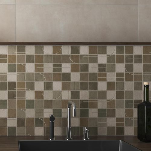 Carrelage en grès cérame - AGERI - PAMESA CERAMICA - satiné / texturé / d'intérieur