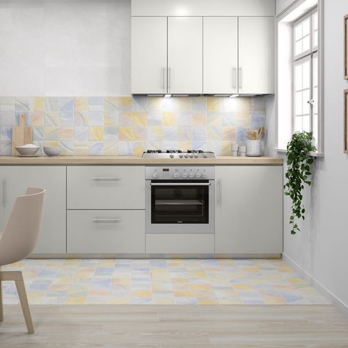 Carrelage en grès cérame - AQUAGLOSS - PAMESA CERAMICA - à relief / d'intérieur / de salon