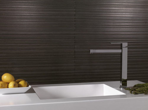 Carrelage en grès cérame - REALINK : MALI WENGE - REALONDA - 3D / d'intérieur / mural