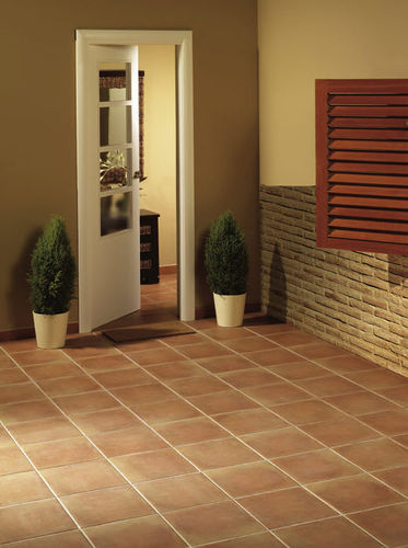 Carrelage en grès cérame - TRADITIONAL PRINTING : DUERO - REALONDA - mat / d'extérieur / pour sol