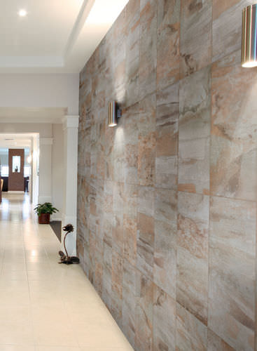 Carrelage en grès cérame - REALINK : CEBREIRO MARRON - REALONDA - à relief / d'intérieur / mural