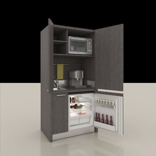 Kitchenette compacte - 48 - MOBILSPAZIO S.r.l - cachée / avec électroménager intégré / pour studio