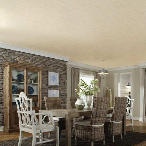 Faux-plafond en MDF - WOODHAVEN WASH - Armstrong ceilings - USA - en lames / pour salle de séjour / pour salle à manger