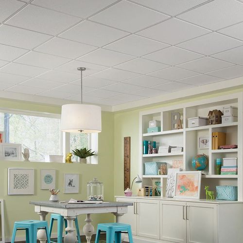 Faux-plafond en plâtre - BRIGHTON  - Armstrong ceilings - USA - en fibre minérale / en dalles / pour bureau