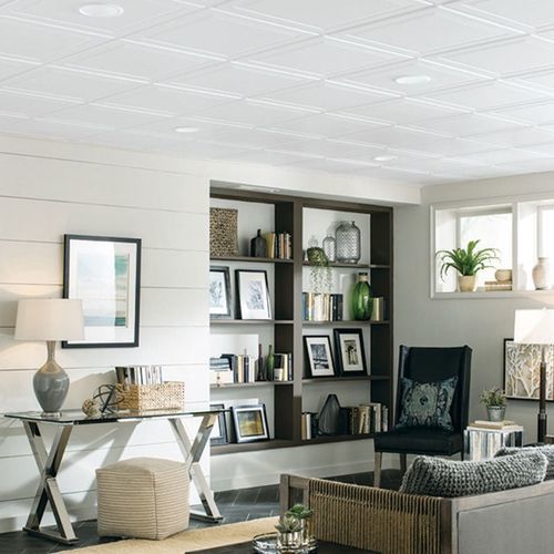 Faux-plafond en fibre minérale - LEDGES® - Armstrong ceilings - USA - en panneaux / pour soffite / d'intérieur