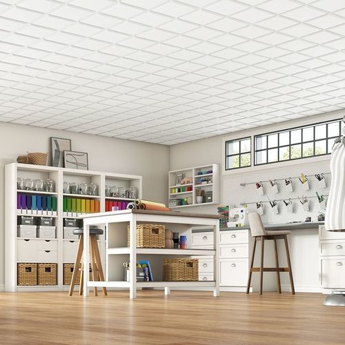 Faux-plafond en fibre minérale - CASCADE® - Armstrong ceilings - USA - en panneaux / d'intérieur / acoustique