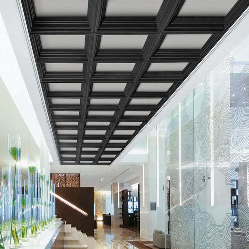 Faux-plafond en métal - CASTWORKS® METAPHORS® METALWORKS™ - Armstrong ceilings - USA - en aluminium / en dalles / pour bureau
