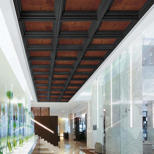 Faux-plafond aggloméré - CASTWORKS® METAPHORS® WOODWORKS®               INFILL PANELS - Armstrong ceilings - USA - en panneaux / pour bureau / intérieur