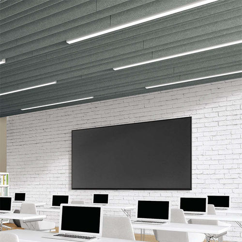 Faux-plafond en PET - FELTWORKS&reg; BLADES - HOOKON - Armstrong ceilings - USA - en feutre / en panneaux / d'intérieur