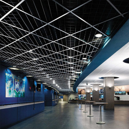Faux-plafond en maille - WORKS&trade; MESH WELDED - Armstrong ceilings - USA - en dalles / d'intérieur / acoustique