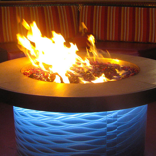 Brasero de jardin à bioéthanol - Bradford Products LLC - en inox