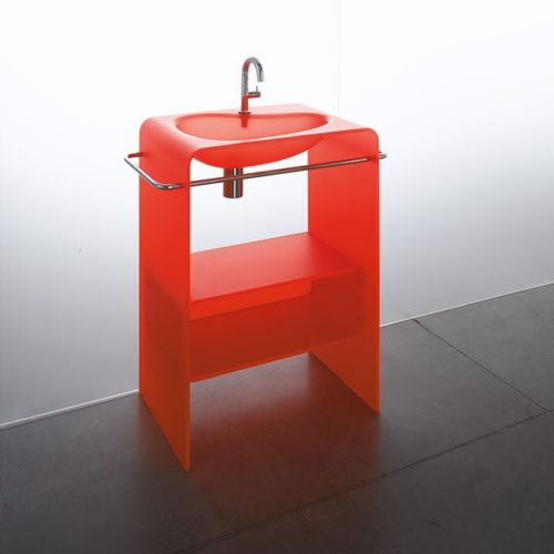 Vasque sur pied - TOR-OFF - Rapsel International Srl - en acrylique / sculpturale / contemporaine
