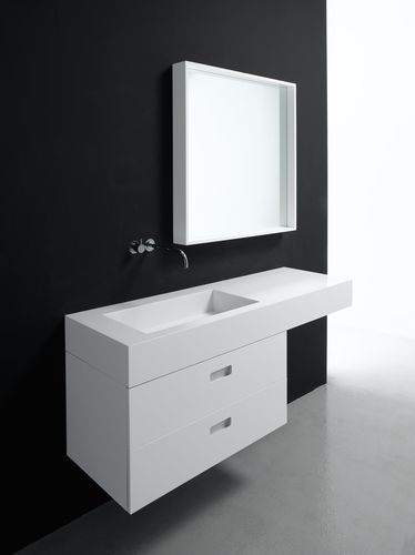 Meuble vasque suspendu - INFINITY - Rapsel International Srl - en bois / contemporain / laqué