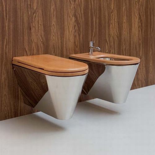 WC suspendu - JOHN - Rapsel International Srl - en inox / moderne