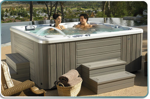 Marche en bois - ECHO TECH® - Caldera Spas - pour spa / antidérapante