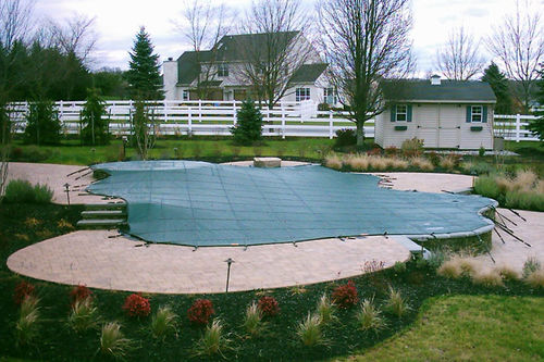 Couverture de piscine manuelle - MESH - Loop Loc - de sécurité