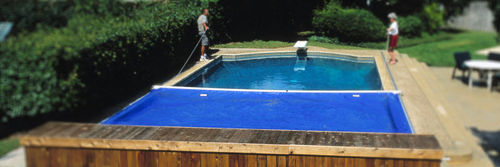 Couverture de piscine de sécurité - STEP-SAVER® - COVER POOLS