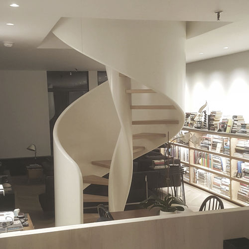 Escalier hélicoïdal - TORNADO MANHATTAN - Siller Stairs - à marches en chêne / résidentiel / contemporain