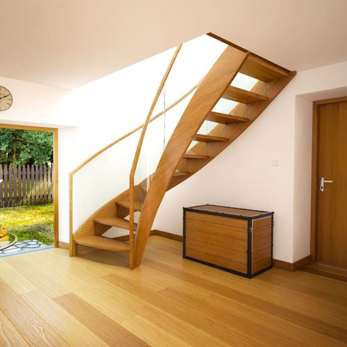 Escalier hélicoïdal - BRISTOL - Siller Stairs - à marches en chêne / structure en bois / résidentiel