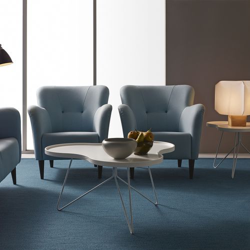 Fauteuil classique - NOVA - Swedese Möbler - en cuir / en tissu / en hêtre