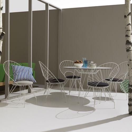 Chaise de jardin contemporaine - DESIRÉE - Swedese Möbler - d'extérieur / d'intérieur / en textile