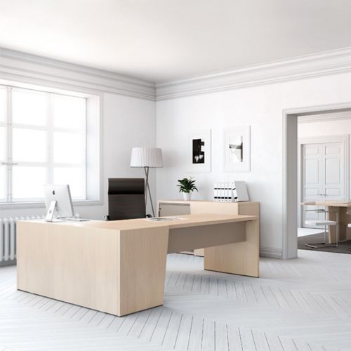 Bureau de direction - ASTRO EXECUTIVE - Buronomic - sur pied / contemporain / en bois