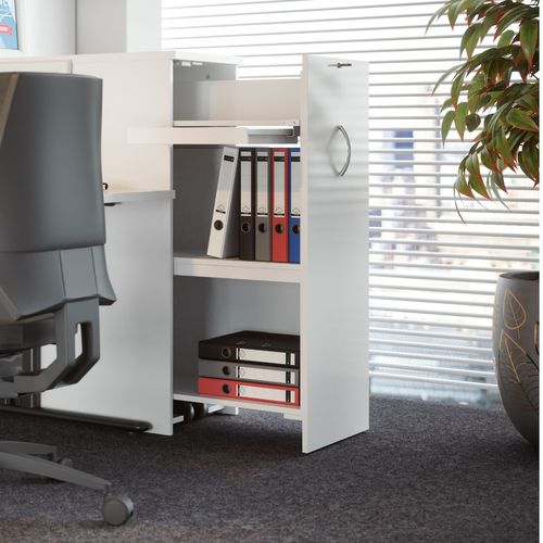 Caisson de bureau en bois - OPTIMAX EVO - Buronomic - à 1 tiroir / à clé