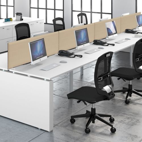 Séparateur de bureau sur bureau - THINWALL - Buronomic - en tissu / modulable