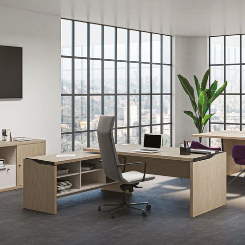 Bureau de direction - ELÉGANCE - Buronomic - sur pied / de style / en bois