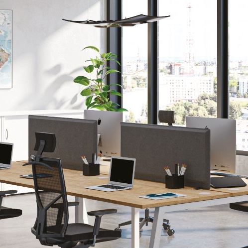 Bureau pour open space - ENVOL CLASSIC - Buronomic - sur pied / de 2 à 4 personnes / de 4 à 8 personnes
