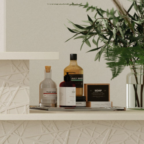 Panneau décoratif. MDF - FIBRAPAN TEX - FINSA - pour agencement intérieur / texturé / à effet dimensionnel