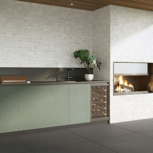 Panneau décoratif. MDF - INFINITE TRICOYA TEX  - FINSA - pour agencement intérieur / texturé / aspect bois